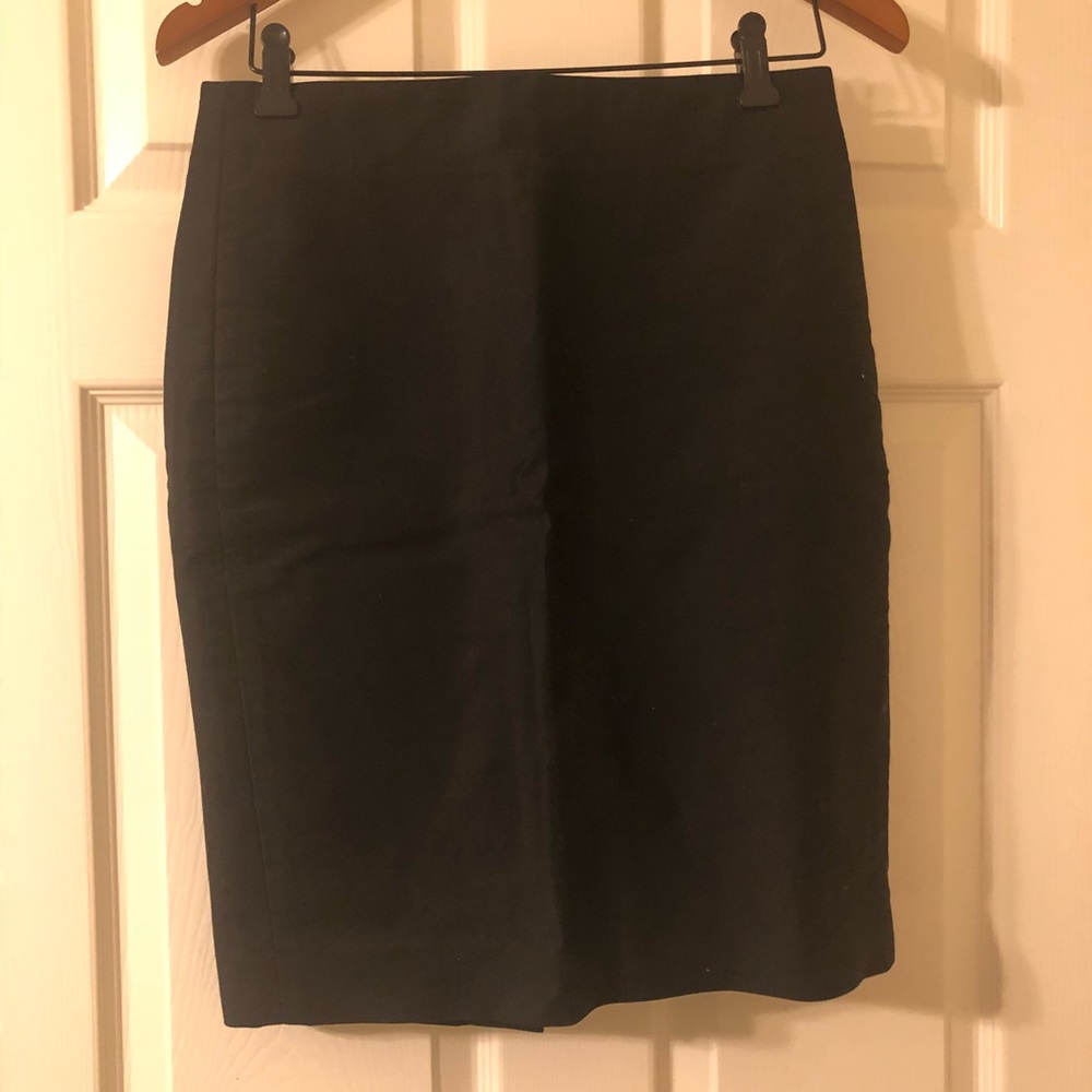 Jcrew black pencil skirt